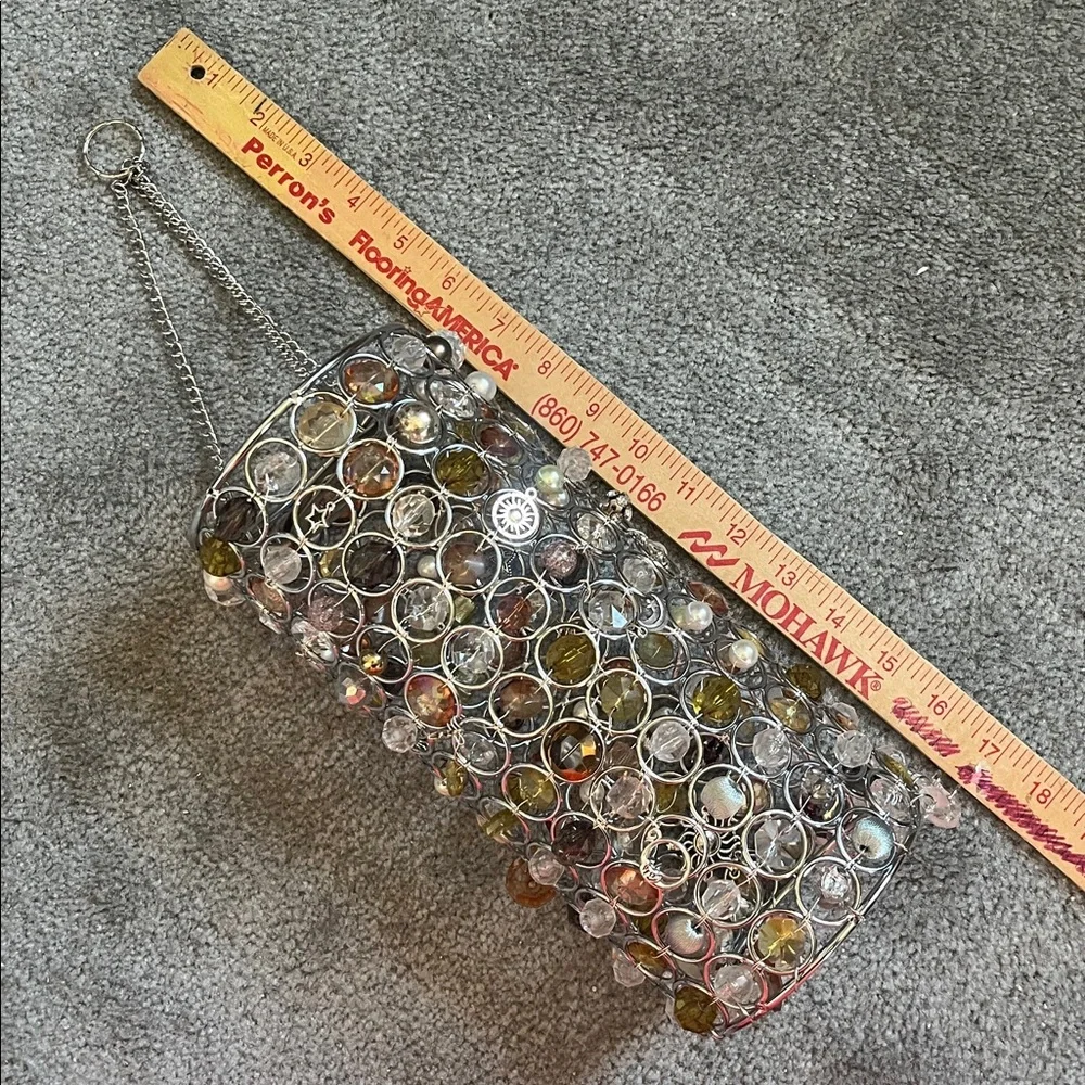 Crystal and Beaded Chandelier Decor Sun Catcher Celestial 70s Vibe